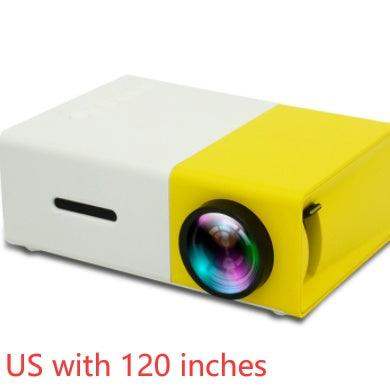 🎥 1080P HD Mini Portable Projector 3D cinema - Black EU // Sublake 