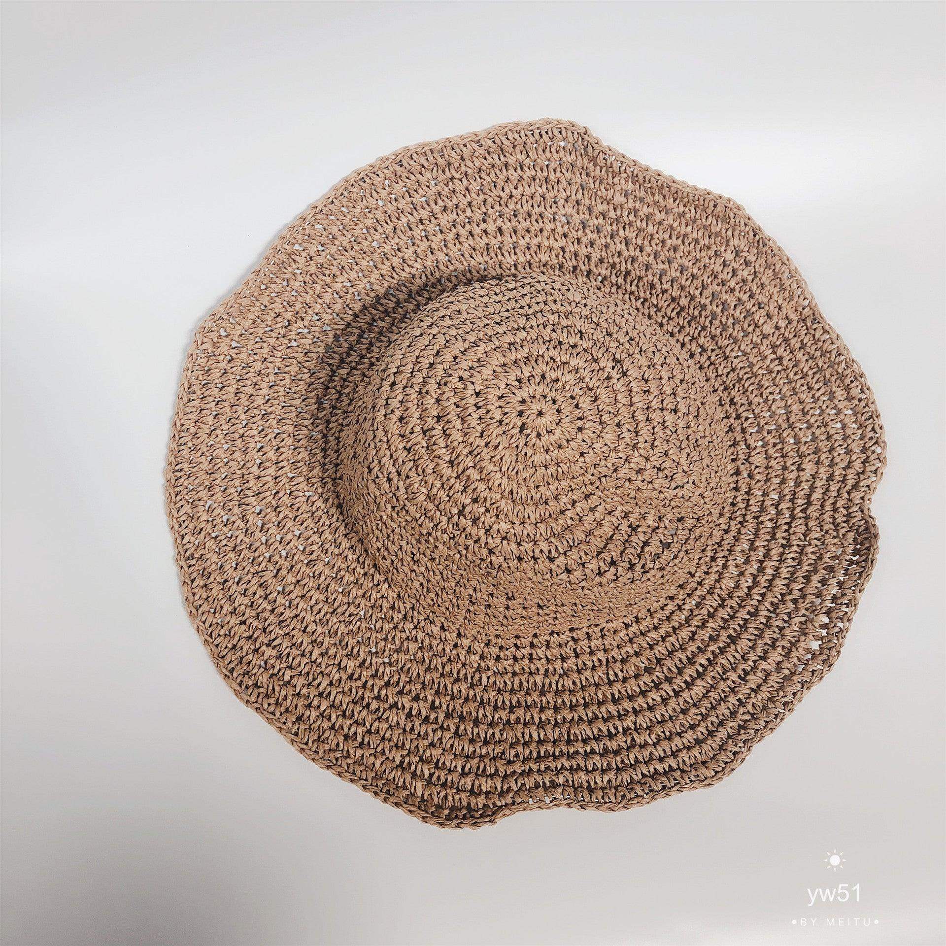 Women's Foldable Straw Sun Hat - Sublake 