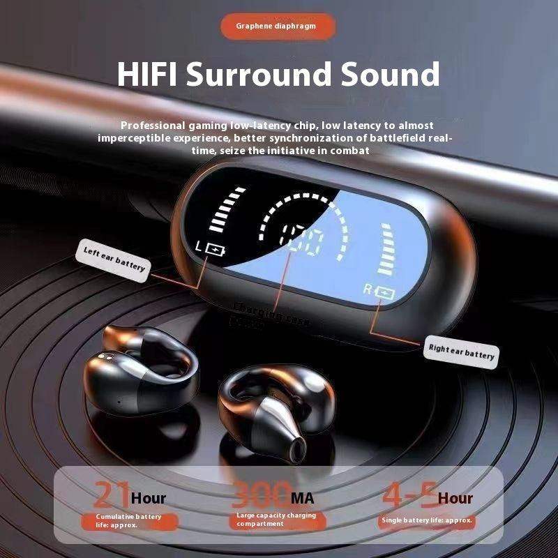 Wireless and touch headset with ear clip - Sublake 