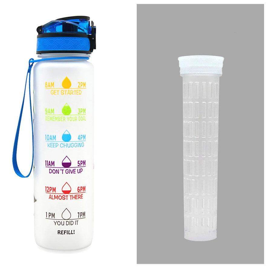 1L water bottle with indicator - Colorful set / 1000ML // Sublake 