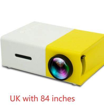 🎥 1080P HD Mini Portable Projector 3D cinema - Black EU // Sublake 