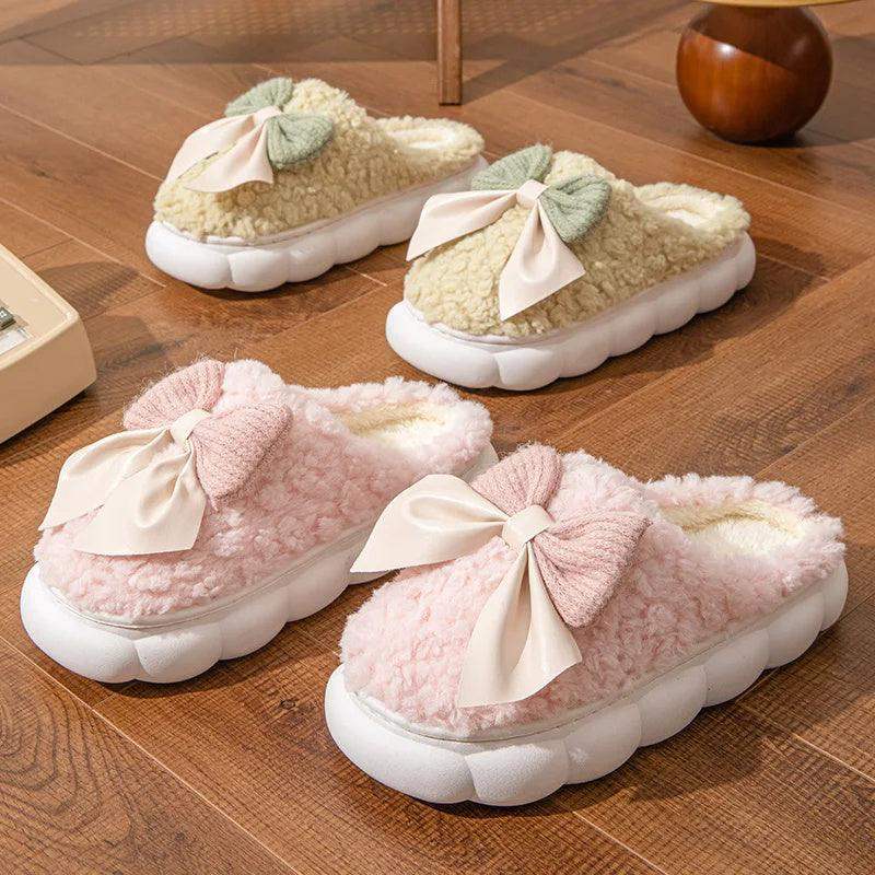 Ultra soft women's slippers for Home - Green / 36x37 // Sublake 