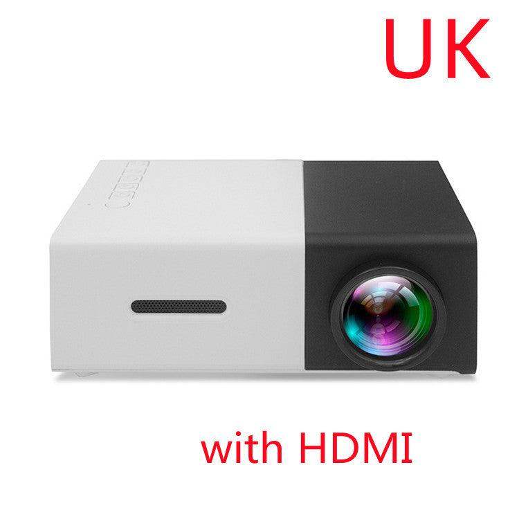 🎥 1080P HD Mini Portable Projector 3D cinema - Black EU // Sublake 