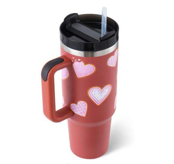 40 oz Stainless Steel Insulated Tumbler - Pink / 1200ML / 1PC // Sublake 