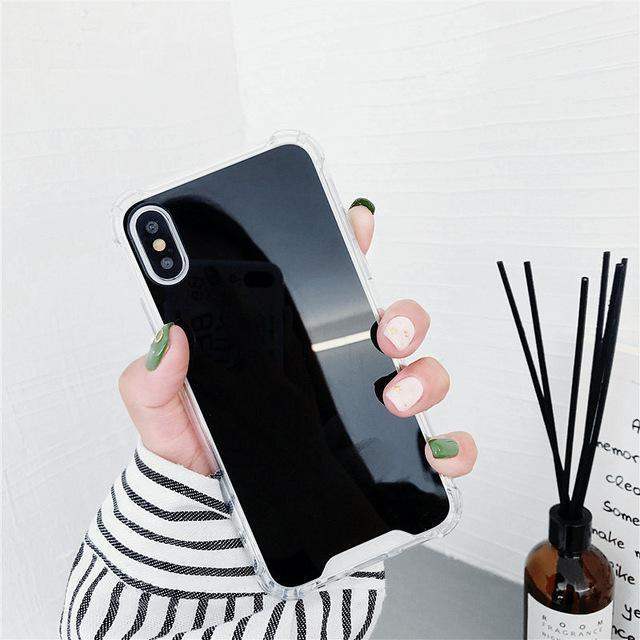 iPhone Mirror Phone Case - Black / IP12 12pro // Sublake 