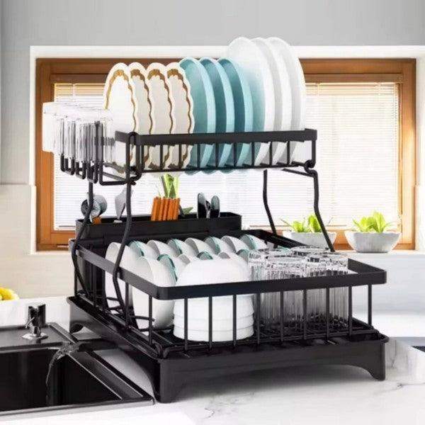 Kitchen Countertop Water Filter Rack - Black // Sublake 