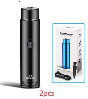 Mini rechargeable razor - 2pcs Black / USB // Sublake 