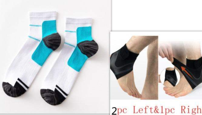 Running safety ankle brace - L / 1pc / Left // Sublake 