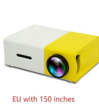 🎥 1080P HD Mini Portable Projector 3D cinema - Black EU // Sublake 