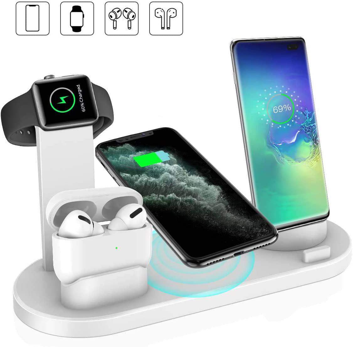 4 In 1 Charging Station for all phone - White // Sublake 