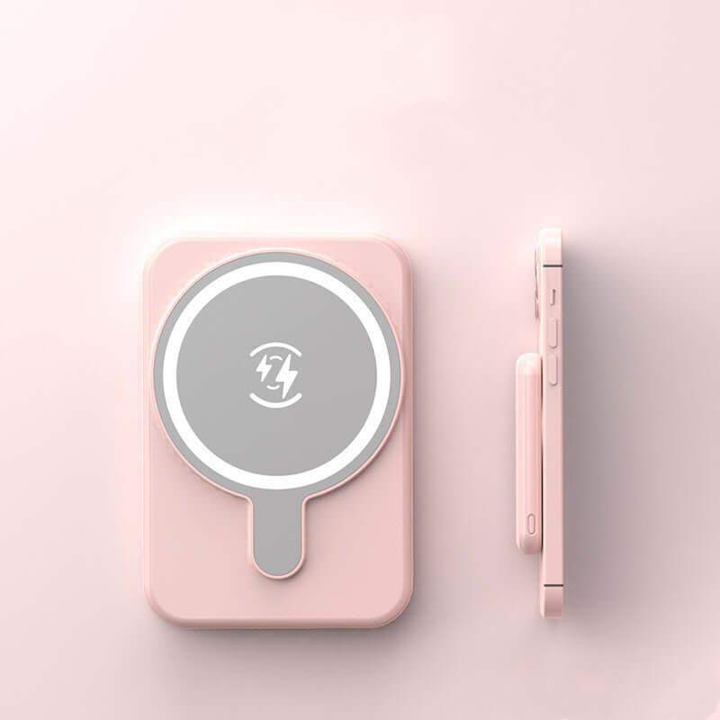 Mini Magnetic Wireless Power Bank – 5000mAh Fast Charge - Sublake 