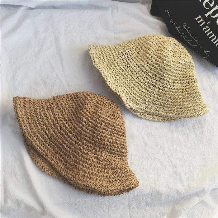Women's Foldable Straw Sun Hat - Sublake 