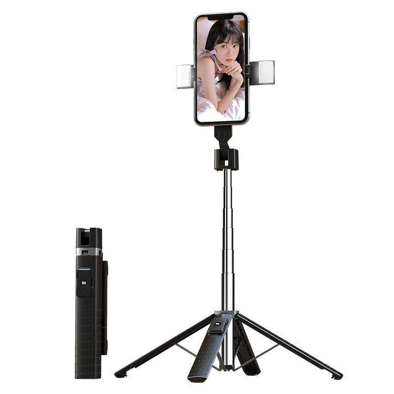 3-in-1 QuadPod Selfie Stick with Dual Lights & Remote - Sublake 