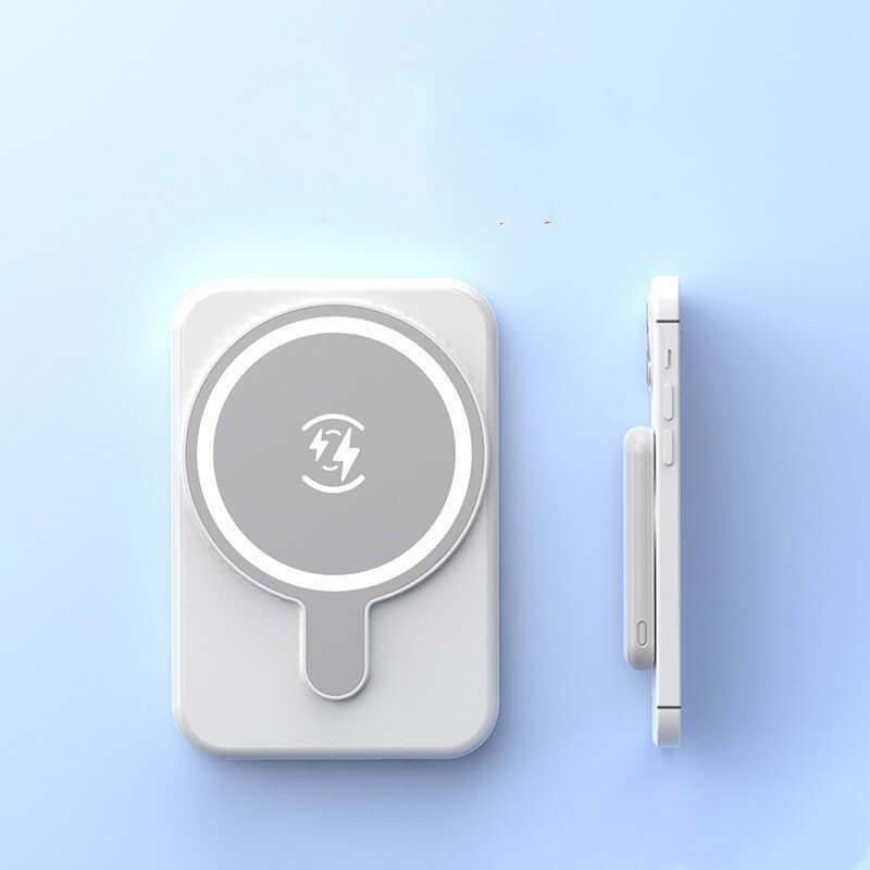 Mini Magnetic Wireless Power Bank – 5000mAh Fast Charge - Sublake 