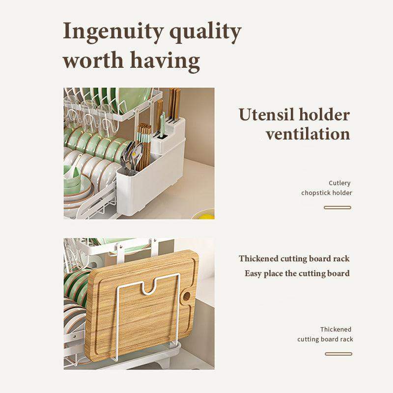 Kitchen Dish Rack - White // Sublake 