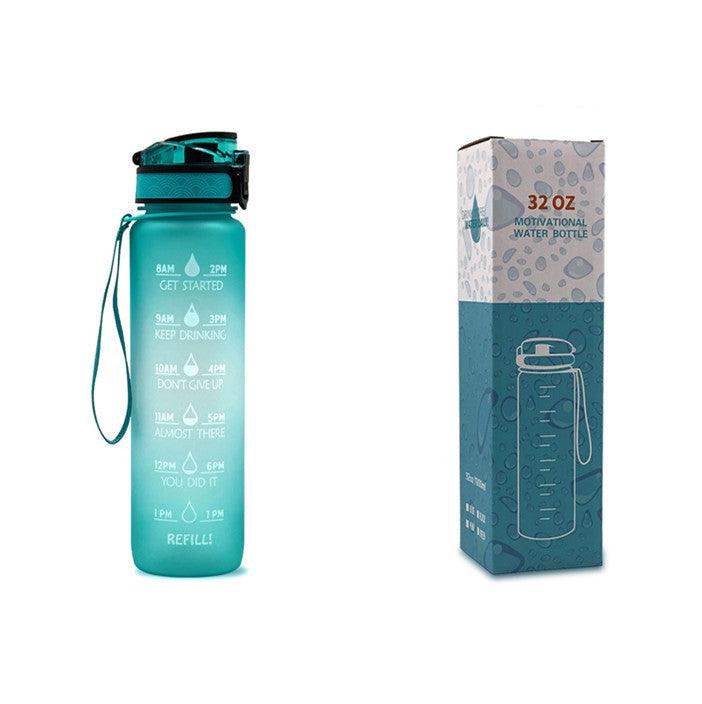 1L water bottle with indicator - Blue red gradient set / 1000ML // Sublake 