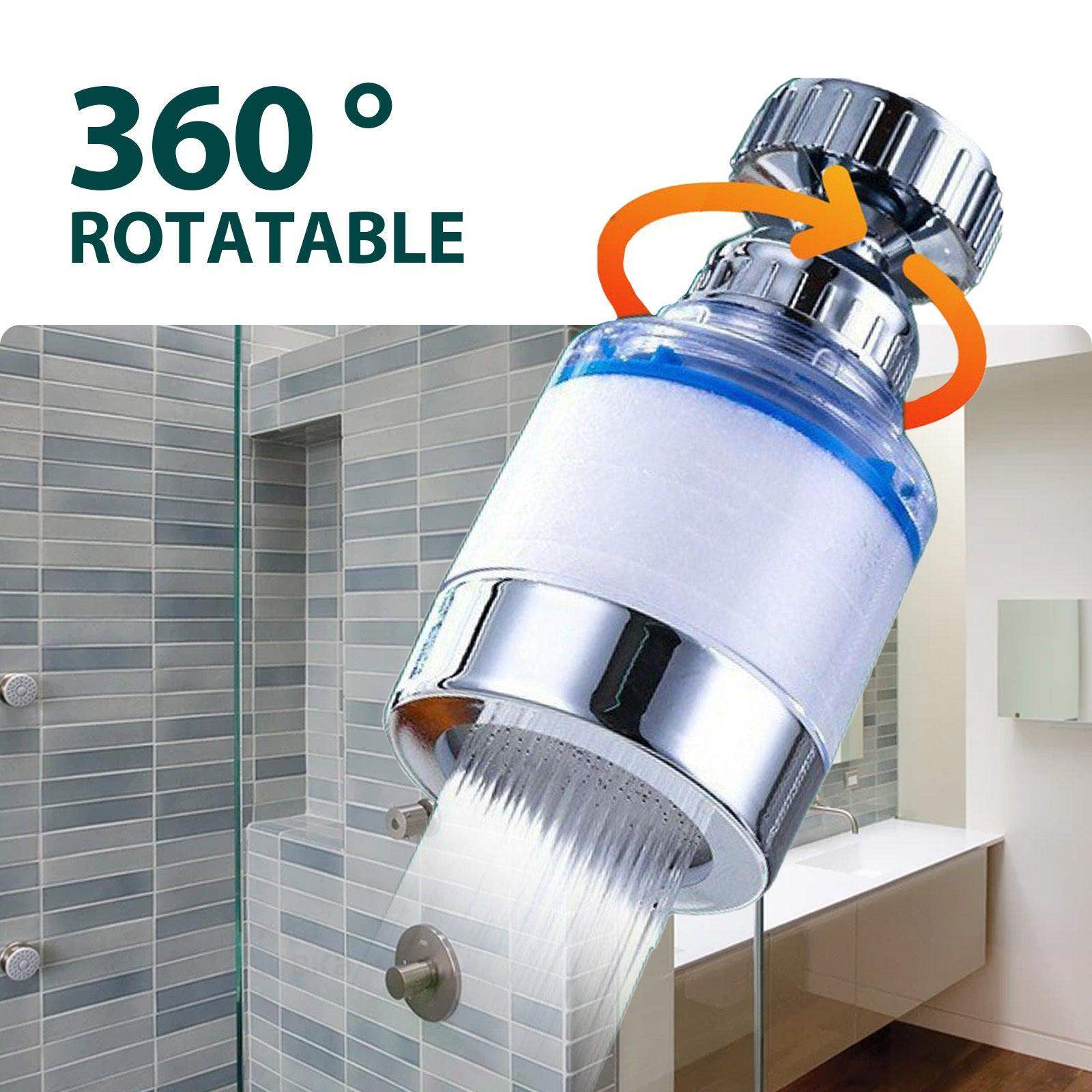 360 Degree Rotating Water Purifier Filter - White // Sublake 