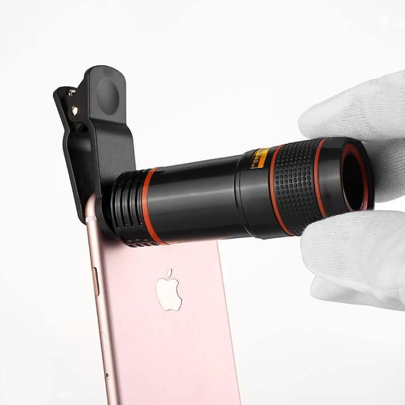 Universal Telescope Lens – See Beyond Limits - Black / 1pc / 12X // Sublake 