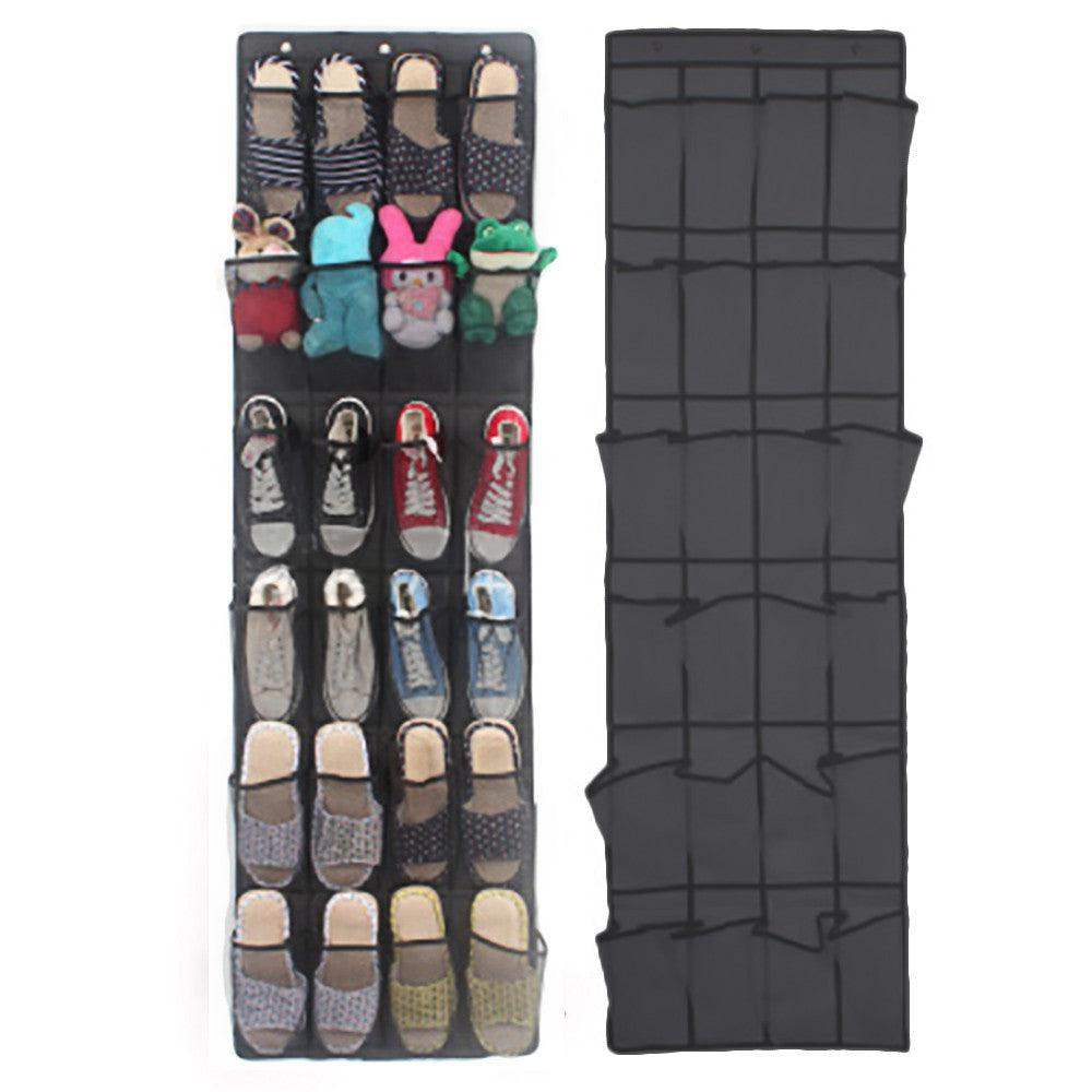 24-compartment shoe rack - Black // Sublake 
