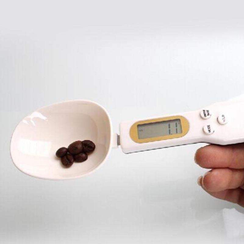 measuring spoon - LCD digital kitchen scale - Black // Sublake 
