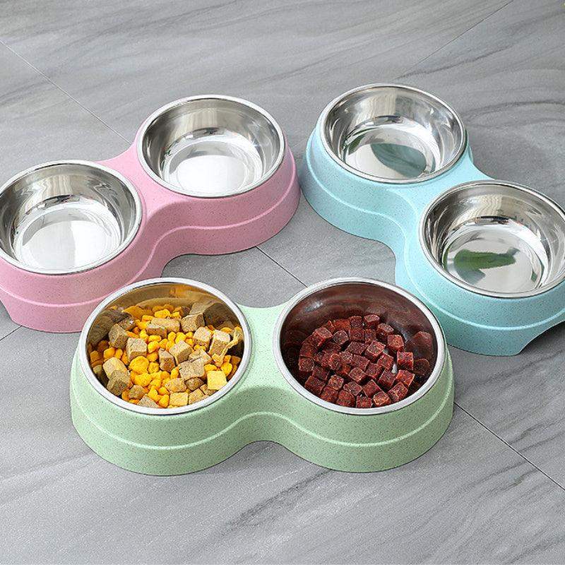 Dual Pet food and water dispenser - Blue // Sublake 