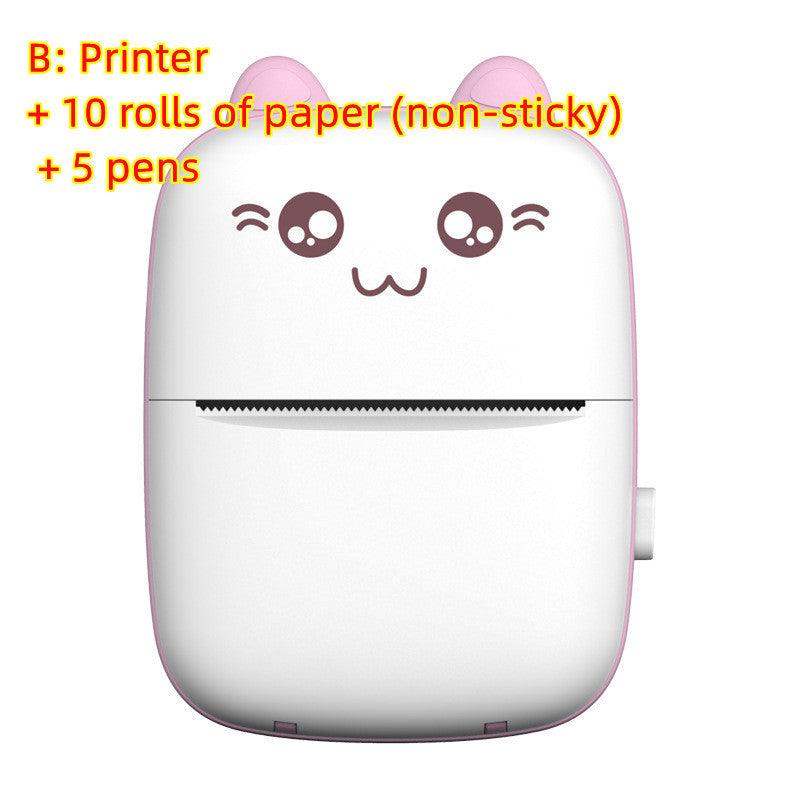 Mini Printer Portable-Bluetooth WiFi Hot Print Pocket - Pink / B // Sublake 