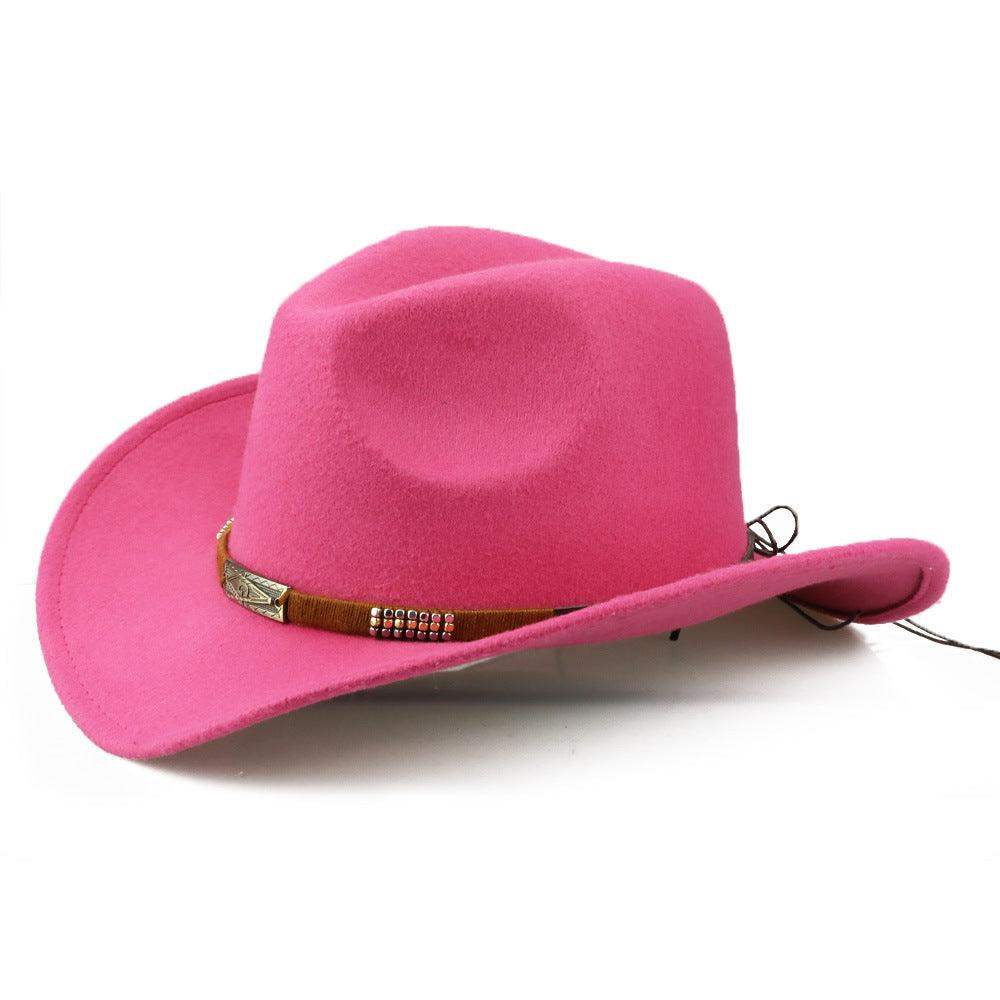 Outdoor hat in denim and wool - Rose red / 56to58cm // Sublake 