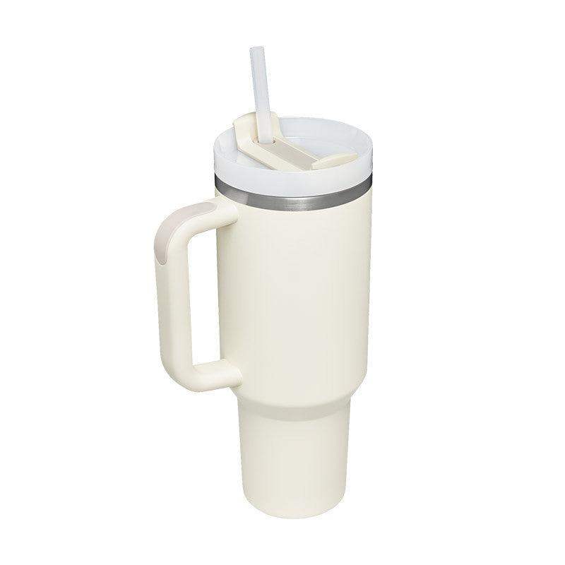 40 oz Stainless Steel Insulated Tumbler - Cream white / 1200ML / 1PC // Sublake 