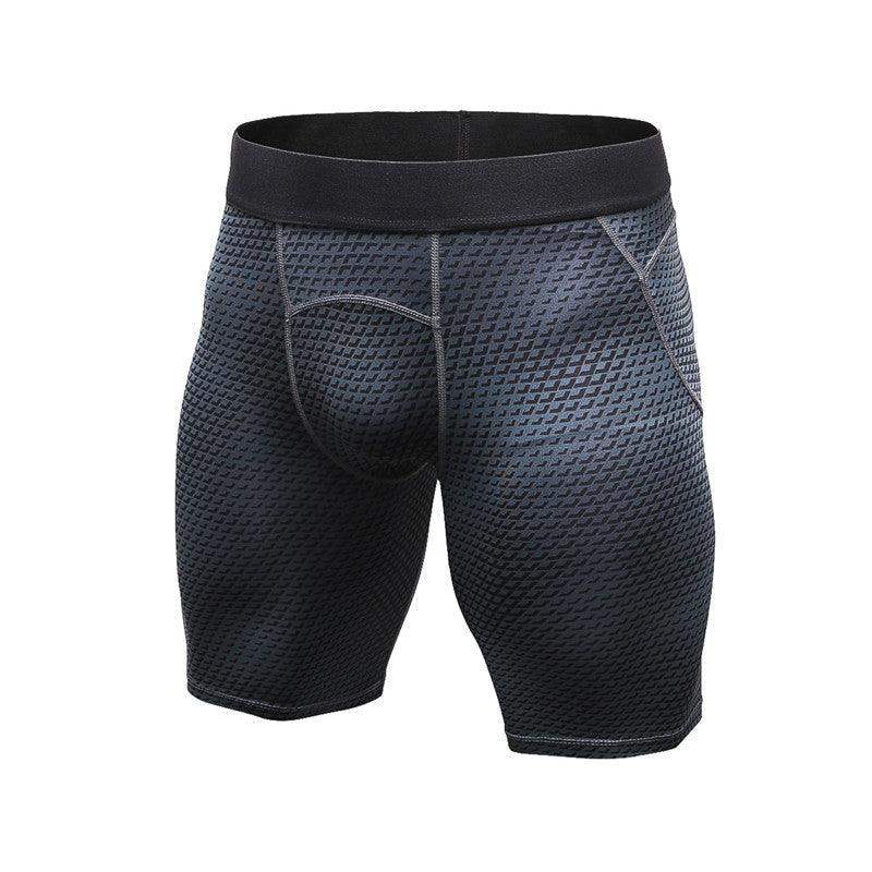 Men's Casual Compression Sports Shorts - Black / L / Short // Sublake 