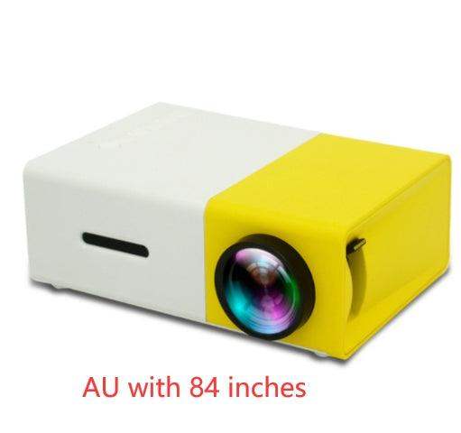 🎥 1080P HD Mini Portable Projector 3D cinema - Black EU // Sublake 