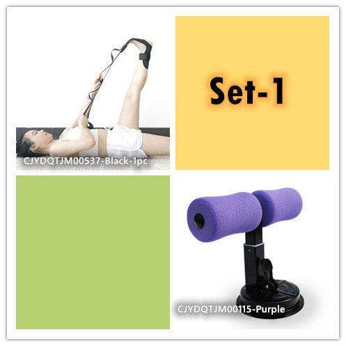 fitness training bar with rope - Black // Sublake 