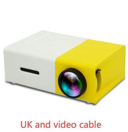 🎥 1080P HD Mini Portable Projector 3D cinema - Black EU // Sublake 