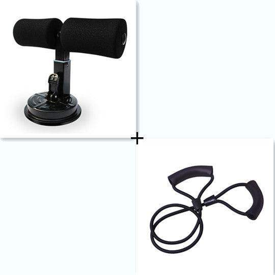 fitness training bar with rope - Black Elastic rope // Sublake 