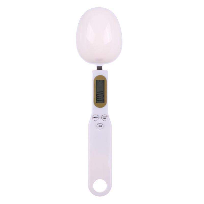 measuring spoon - LCD digital kitchen scale - White // Sublake 
