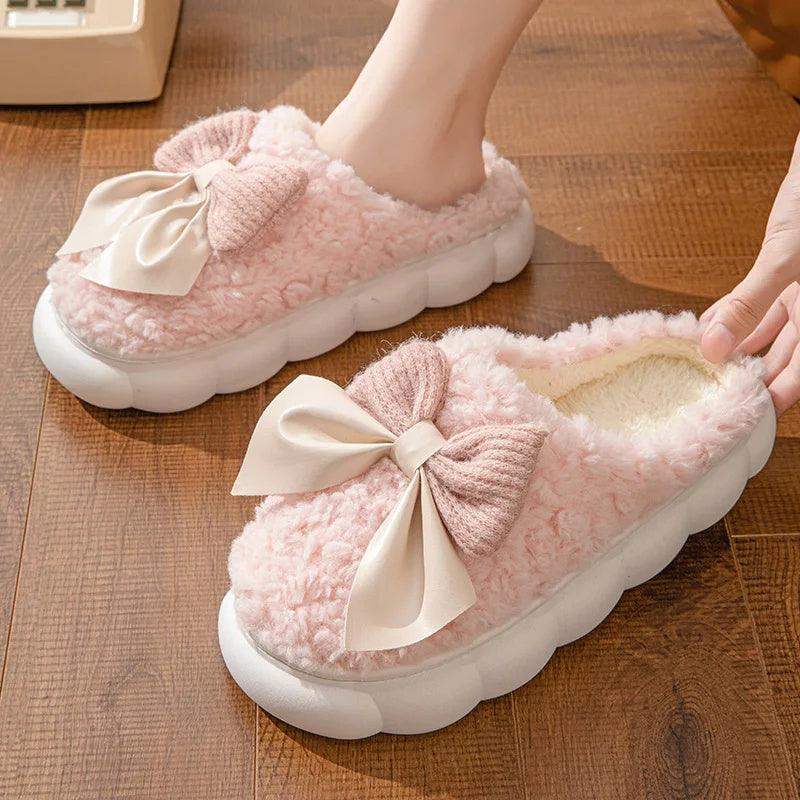 Ultra soft women's slippers for Home - Pink / 36x37 // Sublake 