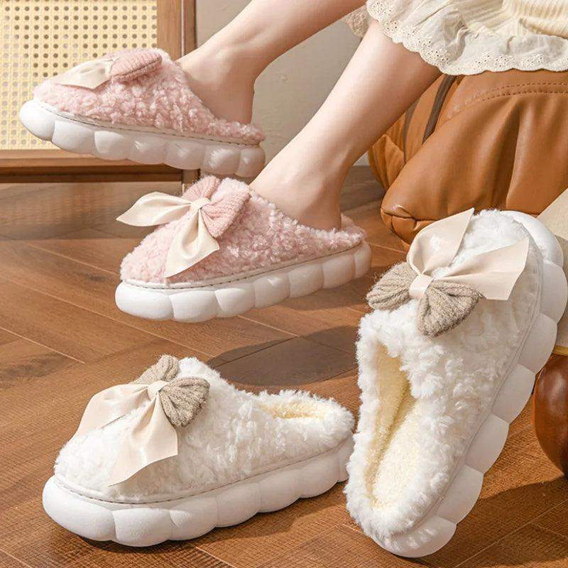 Ultra soft women's slippers for Home - Green / 36x37 // Sublake 