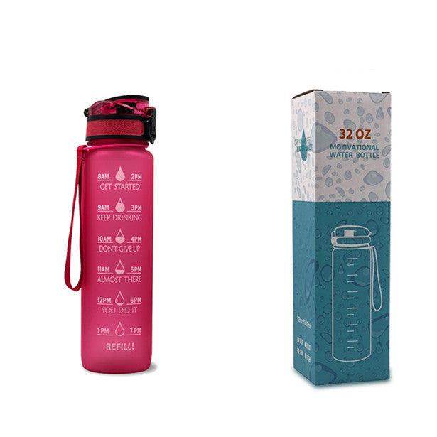 1L water bottle with indicator - Blue red gradient set / 1000ML // Sublake 