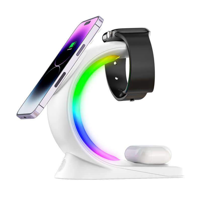 3-in-1 Magnetic Wireless Charger – Fast Charging Station - Sublake 