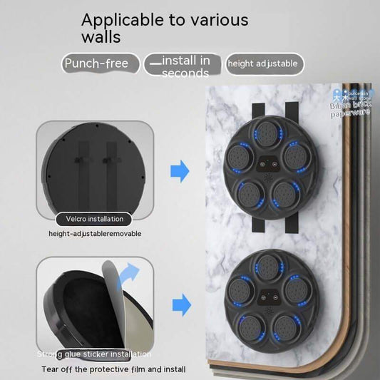 Smart rechargeable Boxing Trainer – Wall Target with Light - Sublake 