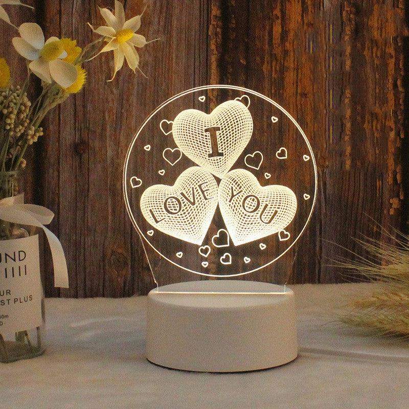 Any space Perfect Decor LED lamp - I love you // Sublake 