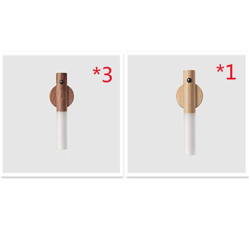 Automatic Wooden Motion Sensor Lamp – USB Rechargeable - Sublake 