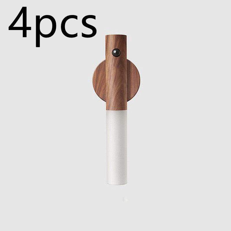 Automatic Wooden Motion Sensor Lamp – USB Rechargeable - Sublake 