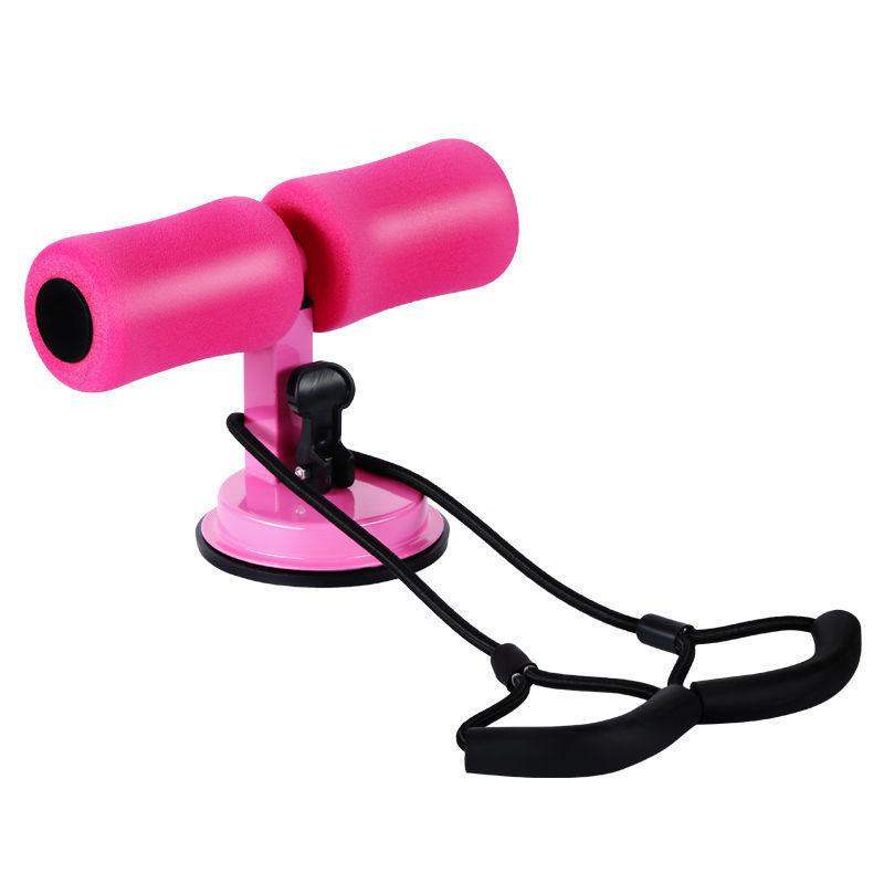 fitness training bar with rope - Rose red Elastic rope // Sublake 