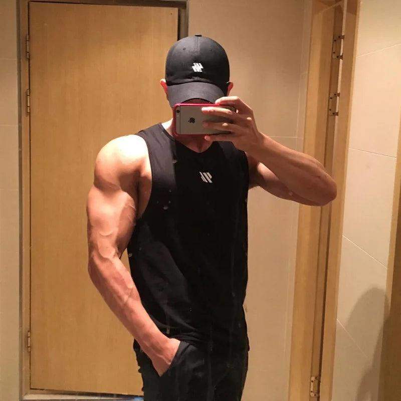 GITF Men Bodybuilding Gym Fitness Tank Top Shirt - Sublake 