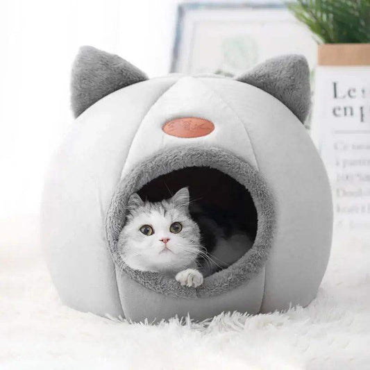 Premium Cozy Winter Cat Bed With Extra Removable Cushion - Sublake 