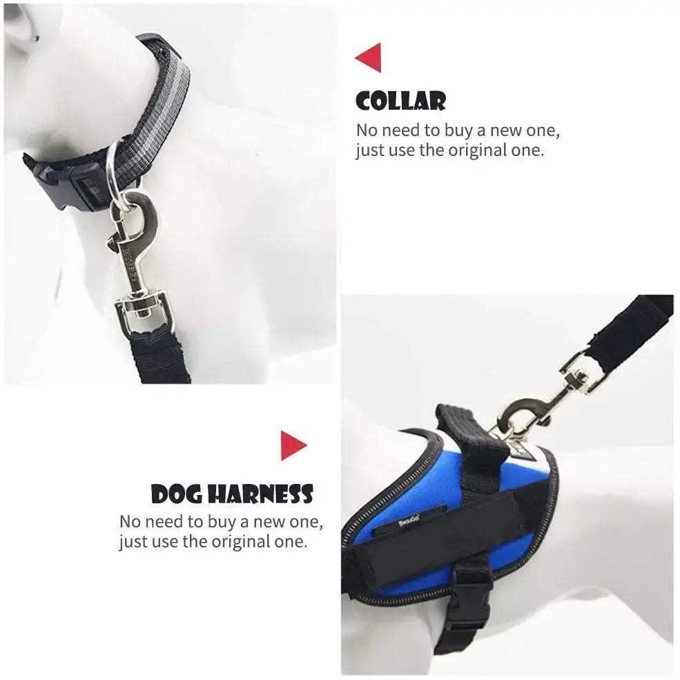 Adjustable Pet Car Seatbelt For Dogs & Cats - Sublake 