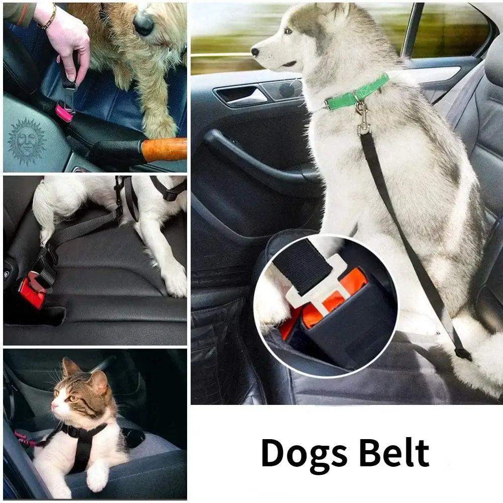 Adjustable Pet Car Seatbelt For Dogs & Cats - Sublake 