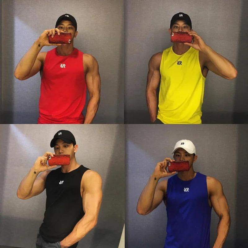 GITF Men Bodybuilding Gym Fitness Tank Top Shirt - Sublake 