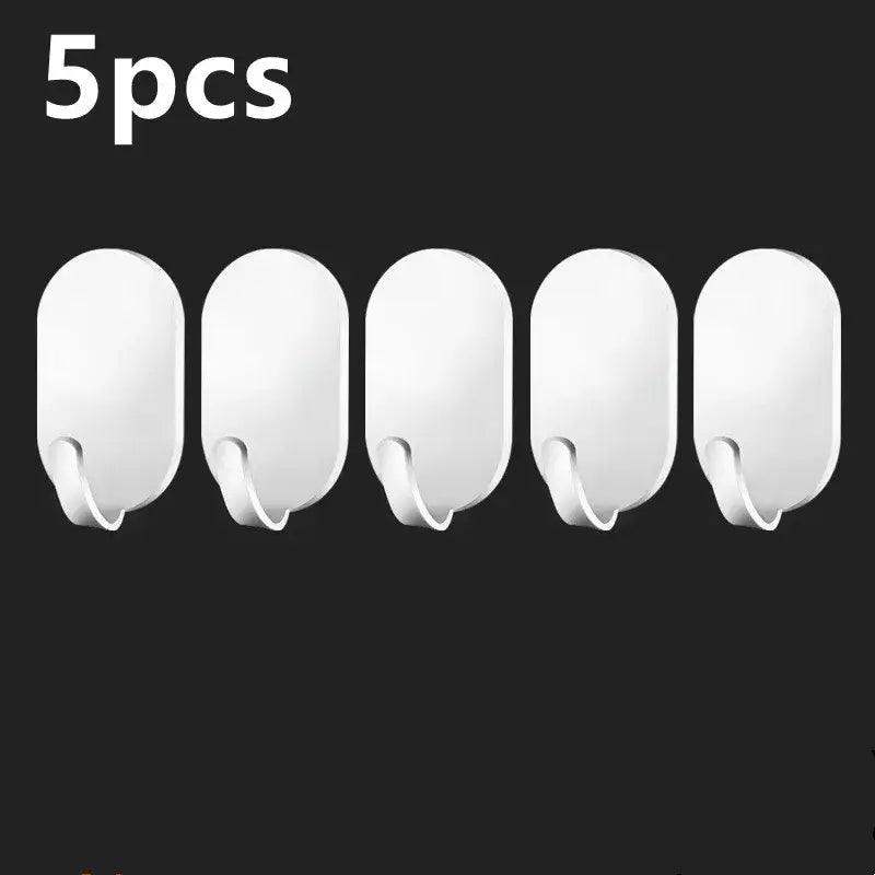 Self Adhesive Hooks Set 5 or 10 Pcs For Coats Keys Pro HD - Sublake 