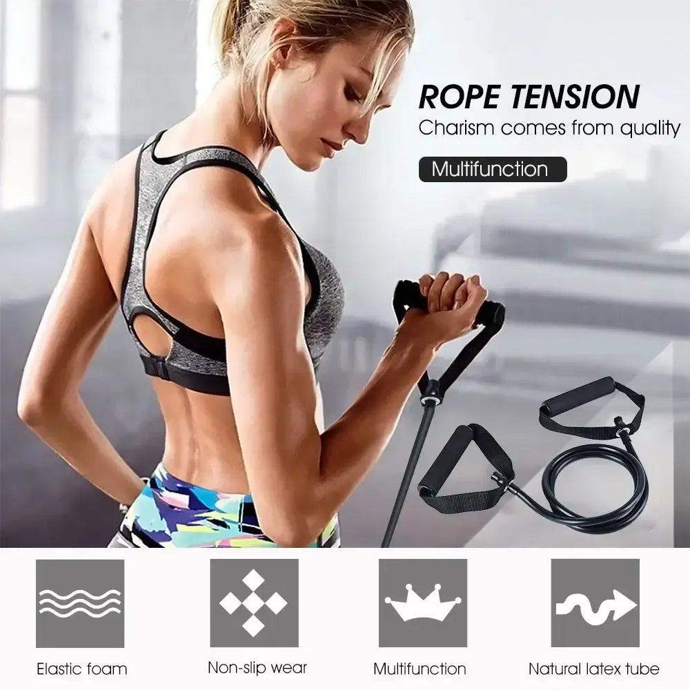 5 Levels Resistance Bands for Strength & Yoga Workouts - Sublake 